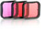 SOONSUN,Confezione da 3 filtri subacquei per GoPro Hero 5 6 7 Black Super Suit Dive Housing,rosso, rosso chiaro e magenta filtro,migliora i colori per varie condizioni di video subacquei e fotografia