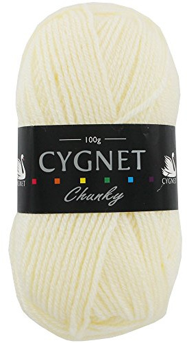 Cygnet Chunky Cream Yarn 100g