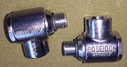 Poseidon T-Stück für Mitteldruck, beweglich 3/8 UNF