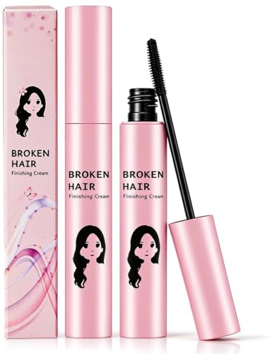 2-Pack Gesunde Pflege Kleine gebrochene Haarcreme Finishing Sticks Erfrischende, nicht fettige Shaping Gel Cream Hair Wax Stick zur Fixierung von Pony-Stereotypen-Creme