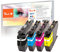 Peach B3217/3219 Spar Pack Druckerpatronen (BK, C, M, Y) ersetzt Brother LC-3217VALP für z.B. Brother MFCJ 5730 DW, Brother MFCJ 5330 DW XL, Brother MFCJ 5330 DW, Brother MFCJ 6930 DW