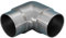 Eckbogen 90° für Rohr 42,4 x 2 mm Edelstahl Steckfitting Rohrverbinder Rohrbogen Flansch Verbinder