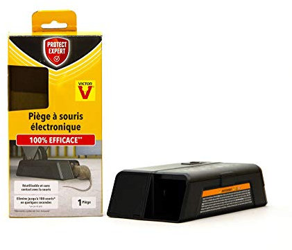 PROTECT EXPERT Victor SOUTRAP Piège À Souris Electronique-Rapide, Précis Et Faciles A Utiliser, Incolore, Taille unique