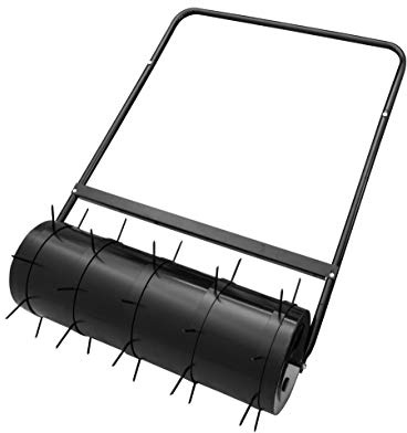 ADGO Rouleau de Jardin à Gazon avec Pointes 80 x 28 cm de Haut pour Tambour en Acier à Gazon 49L Kit de Jardin de Jardin à Eau ou à Sable, (Expédié en Deux Colis)