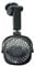 PUZOU Black Car Oscillating Fan with Suction Cup,Mini Car USB Fan with Multi-Directional Hook,Clip On Portable Vehicle Fan Lighter Auto Camper Fan with 360 Degree Rotation