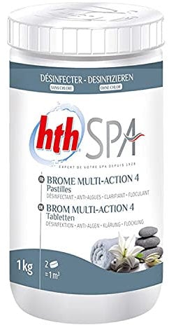 Happy Garden Pastilles 20g Brome Multi-Action 4 pour Spa Gonflable, 1kg