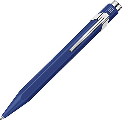 Caran d'Ache Kugelschreiber 849 Classic Line Blau lackiert Strichstärke: M, Schriftfarbe: Blau, Länge: 13 cm, 0846.159
