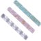 5 Grids Acrylic Clear Nail Brush Rack Shelf Painting Pen Rest Stand Colorful Uv Gel Brush Display Holder for Home Office 3pcs