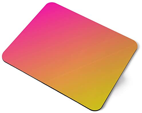 Tapis de souris d'ordinateur – Rose vif, orange, jaune, couleur bre, pour la maison, le bureau, accessoire de bureau en tissu souple, grand ordinateur portable de 5 mm, imprimé artistique ergonomique