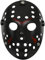 AENEY Jason Hockey Maske Creepy Halloween Kostüm Dämon Killer Maske Party Maskerade Horror Cosplay Kostüm Requisiten (Schwarz)