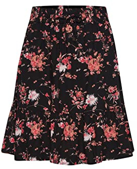 b.young BYMMJOELLA Short Skirt 2 - Damen kurzer Rock in A-Linie, Loose-Fit Passform
