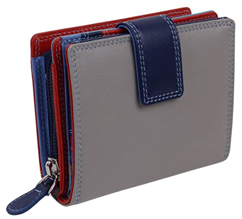 Golunski Leathergoods Ladies Compact Purse Graffiti Collection - Sky | Graffiti Collection