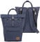 Kinderkraft Wickelrucksack MOONPACK CONFETTI, Kinderwagentasche, Organizer, Thermotasche, verstellbarer Schultergurt, mit Zubehör, Wickelauflage, Halterungen, Blau