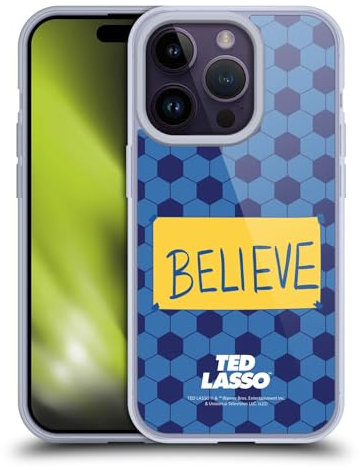 Head Case Designs Officially Licensed Ted Lasso Believe Season 1 Graphics Gel Case [Military Grade Protection] Compatible with Apple iPhone 14 Pro and Compatible with MagSafe