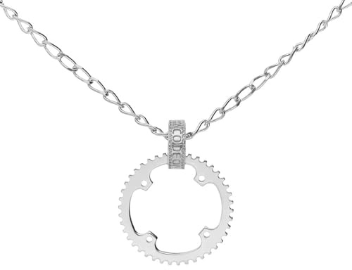 CODEONE Kettenanhänger für Fahrrad, Kettenanhänger, Fahrradanhänger, Fahrradanhänger, für Herren, Damen, Geschenkbox, Cadena de rectángulos 50cm