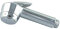 Pommeau de douche à déclenchement chromé On/Off débit d'eau chaude et froide 1,27 cm Filetage 1,27 cm pour camping-car, caravane, camping-car, bateau universel