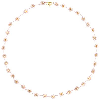 KELITCH Donne Fiore Bead Collane Hand Woven Choker Collane Bohemian Beach Jewelry