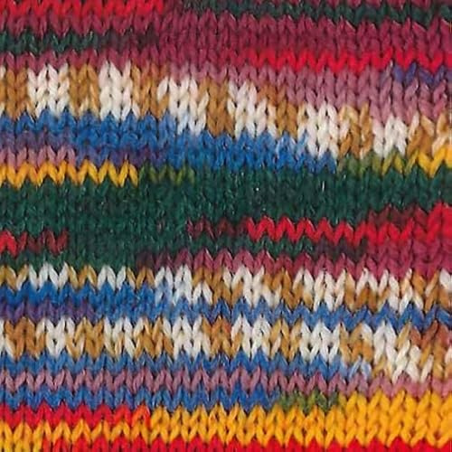 Gründl Hot Socks Lazise 6-fach 08 - gelb/rot/dunkelgrün/beige/blau