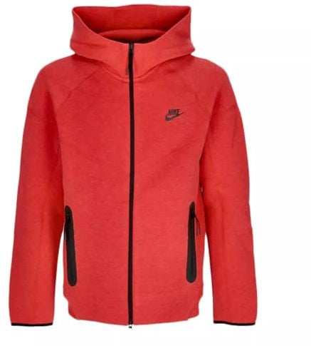 Nike Herren Windrunner Hoodie Tech Fleece, Lt Univ Red Htr/Black, FB7921-672, 2XL
