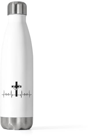 Neuheit Christentum Kreuz Christianismus Religiöser Anhänger urkomische Anbetung Anbetung Apostolisch Evangelisch 590 ml Isolierflasche 590 ml