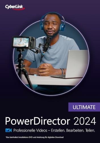 CyberLink PowerDirector 2024 Ultimate | PC Aktivierungscode per Email