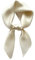 JERLA Quadratischer Schal aus 100 % reiner Maulbeerseide, 68 x 68 cm, für Damen und Herren, Naturseide, Halstuch, Kopftuch, Perlweiß (Pearl White), 26.7”X26.7”