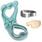Holzsammlung Taglierina e Sigillatrice per Panini, 3,5 Pollici Forma di Cuore Stampo per Panini Toast, Taglia Crosta di Pane in Acciaio Inossidabile, Affettatrice per Panini Fai da Te per Bento, 1 Pz