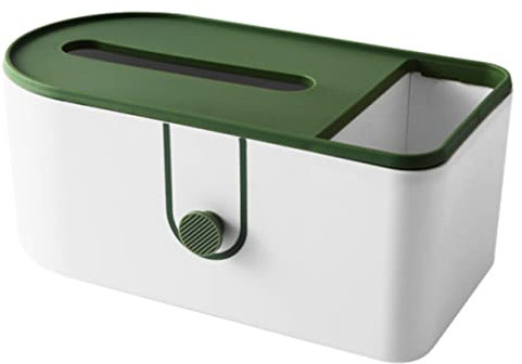 LIFKOME Kasten Pappschachtel Gehäuse abwischen Kunststoffbehälter Papierhandtuchbeutel Gewebe Tischspender Gesichts- Tissue-Boxen Papierbehälter Kaffetisch Aufbewahrungskiste Halterung