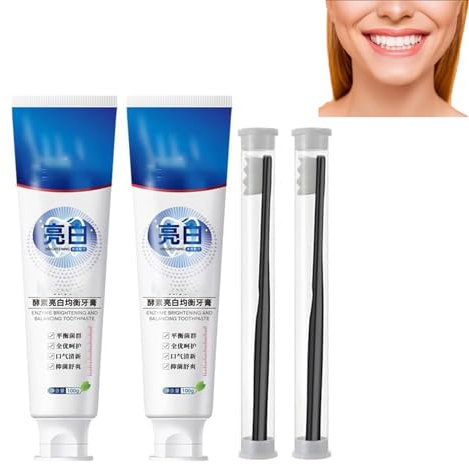 SP-4 Probiotic Rapid Whitening Toothpaste, 2024 New Sp-4 Ultra Whitening Toothpaste, SP-4 Brightening Toothpaste Fresh Breath Toothpaste, Stain Removing Toothpaste, Fresh Breath. (2PCS)