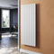 SUNXURY Heizkörper Flachheizkörper Weiß 1600 x 616 mm Heizkörper für Badezimmer Vertikal Design Doppellagig Paneelheizkörper Badheizkörper Mittelanschluss