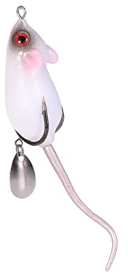 Supvox Leurre de pêche en eau douce - Leurre avec hameçon en acier au carbone véritable - Appât de simulation (10 5 G)