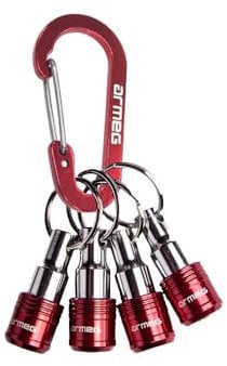 Armeg 4pc 1/4″ Quick-Change Belt Loop Bit Holders