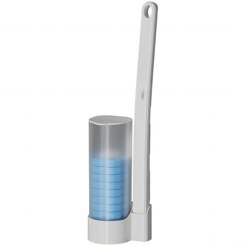Disposable Toilet Brush Sponge Replacement Head Set, No Dead Angle Dirt Removal, Household Toilet Cleaning Kit