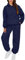 Hausanzug Damen Kuschelig,Zweiteiler für Damen,Damen Hoodies Trainingsanzug Langarm Sweatshirts Jogger 2-Teilige Kapuze Jogger Rundhalsausschnitt Zweiteiliges Outfit,Blau,M