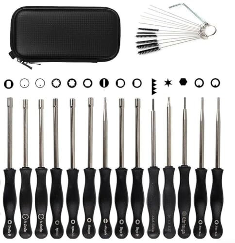 Kit de tournevis de réglage de carburateur, 14 pièces, pour tronçonneuse, débroussailleuse, carburateur