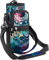 icolor Trinkflaschenhalter Tragetasche für Wasserflasche mit Verstellbar Schultergurt Flaschenhalter mit Phone Taschen,Neopren Trinkflasche Beutel Flaschen Halter (Mandala, 25oz(About750ml))