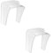 OSALADI 2 Pcs Doorbell Waterproof Cover Plastic for Doorbell Rainproof and Sunscreen