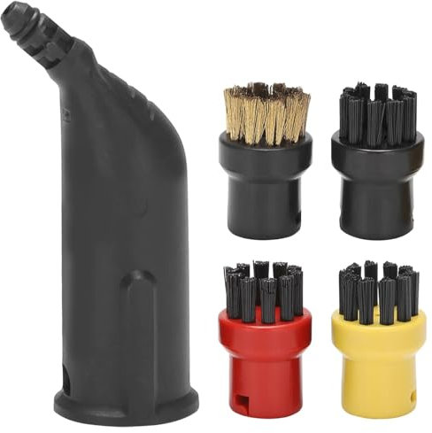 Jodriva Steam Cleaner Nozzle Slit Brush Sprinkler Nozzle Head, for KARCHER, SC1/SC2/SC3/SC4/SC5 Steam Cleaner Slit Scrape Brush Steam Cleaner Accessories