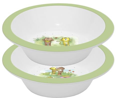 GEDA LABELS Müslischale Janosch Kids 2er Set 300ml PP, Grün