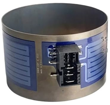 ACSGASCA Anneau Chauffant à Film épais, Compatible avec la Pompe à Eau du Lave-Vaisselle Siemens/Bosch, Anneau Chauffant 230 V 2080 W, Taille 84,5 x 55 mm