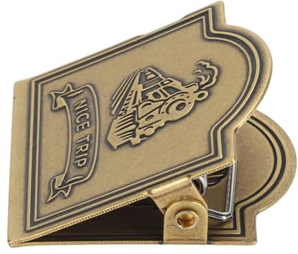 Vintage Messing -Bindemittel -Clamp/Holder, Starke Klemmclip Zartes Design -Metall -Papierclip, Organizer -Dokument, Notizen, Fotos, Rechnungen, mit Extra Langen Schweren Federn und Kleinem Loch,