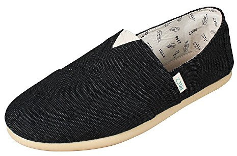 PAEZ Damen Original-Panama Espadrilles, Schwarz (Black)