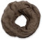 styleBREAKER Unisex Strick Loopschal mit Gitter- und Rippenmuster, Uni Feinstrick Schlauchschal, Winter Strickschal 01018155, Farbe:Taupe