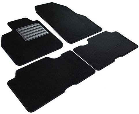 MDM SP-3057 Fußmatten Velours Autoteppich passend für Renault Scenic II 06.2003>05.2009, black