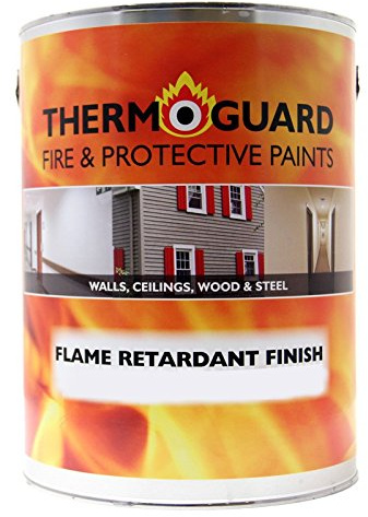 Thermoguard Flame Retardant Topcoat | Fire Resistant Topcoat for Thermoguard Thermocoat (2.5 Litre, Eggshell White)