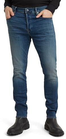 G-Star Men's 3301 Slim Jeans, Blue (vintage medium aged 51001-8968-2965), 31W / 34L