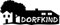 Autoaufkleber: Dorfkind – Heimat 450 mm x 190 mm, schwarz
