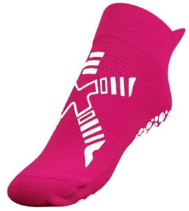 Calcetín Pool Kids R.EVENGE para actividades en piscina y sobre superficies mojadas, antibacteriano y antideslizante Fucsia/Bianco XS 20-24