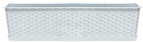 RATOLLA CASE Balkonpflanzgefäß 15,3 l, Abmessungen (mm) 881 x 173 x 150, Farbe Weiß
