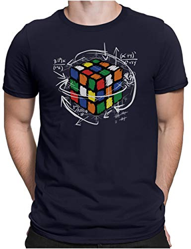 PAPAYANA - Magic-Cube - Herren Fun T-Shirt Bedruckt S - 4XL
